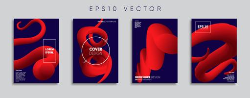 Minimal Vector cover designs. Future Poster template.