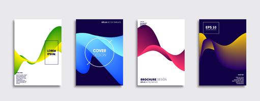 Minimal Vector cover designs. Future Poster template.