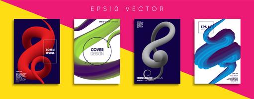 Minimal Vector cover designs. Future Poster template.