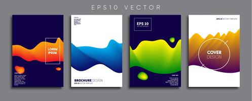 Minimal Vector cover designs. Future Poster template.