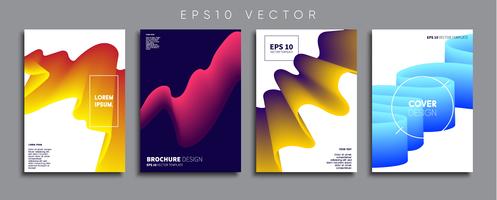 Minimal Vector cover designs. Future Poster template.