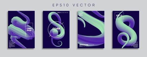 Minimal Vector cover designs. Future Poster template.