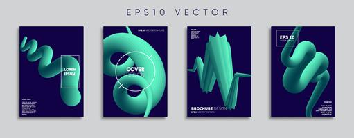 Minimal Vector cover designs. Future Poster template.