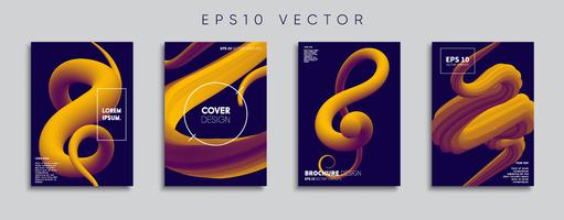 Minimal Vector cover designs. Future Poster template.