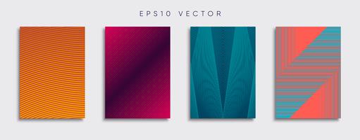 Minimal Vector cover designs. Future Poster template.