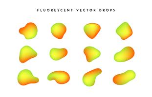 Gradiente de formas vivas. Colección colorida abstracta moderna del líquido del vector. vector