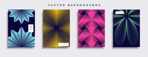 Minimal Vector cover designs. Future Poster template.