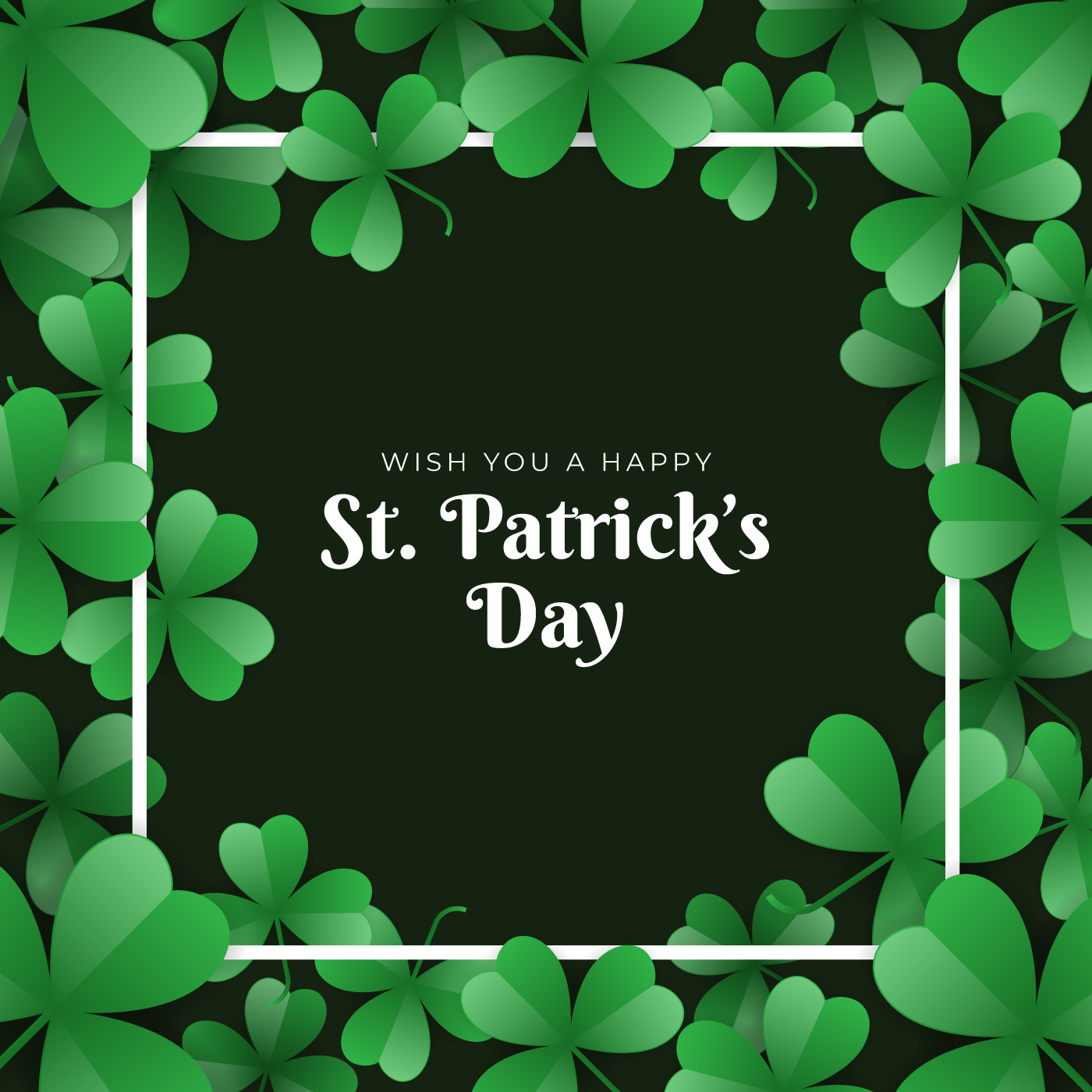 St Patrick S Day Template Design Banner Download Free Vectors