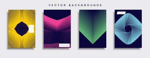 Minimal Vector cover designs. Future Poster template.