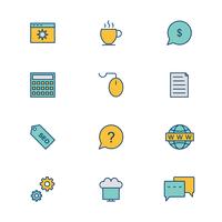 Set of Vector SEO Search Engine Optimization Icons