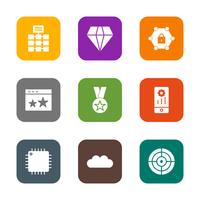 Set of Vector SEO Search Engine Optimization Icons