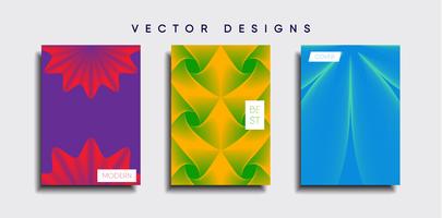 Minimal Vector cover designs. Future Poster template.