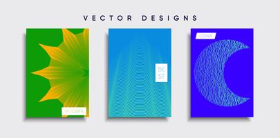 Minimal Vector cover designs. Future Poster template.