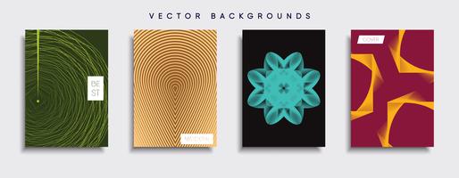 Minimal Vector cover designs. Future Poster template.