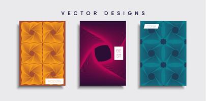 Minimal Vector cover designs. Future Poster template.