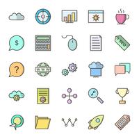 Set of Vector SEO Search Engine Optimization Icons