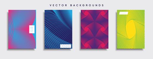 Minimal Vector cover designs. Future Poster template.