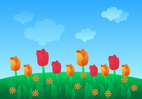 Beautiful Spring Wallpaper Vectors	