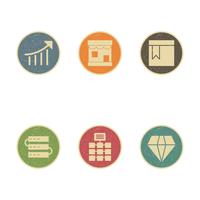 Set of Vector SEO Search Engine Optimization Icons