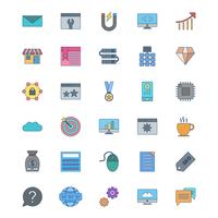 Set of Vector SEO Search Engine Optimization Icons