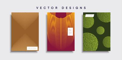 Minimal Vector cover designs. Future Poster template.