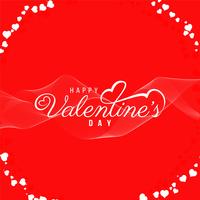 Abstract Happy Valentine's day beautiful background vector