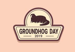 Ground Hog Day vector