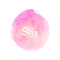 Abstract pink watercolor stain design background vector