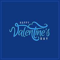 Abstract Happy Valentine's Day elegant background vector