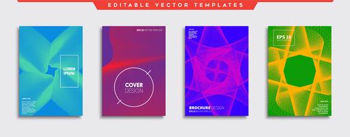 Minimal Vector cover designs. Future Poster template.