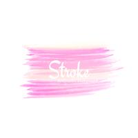 Abstract modern pink watercolor stroke design background vector