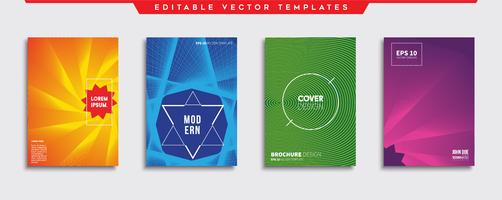 Minimal Vector cover designs. Future Poster template.