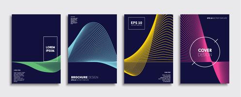 Minimal Vector cover designs. Future Poster template.