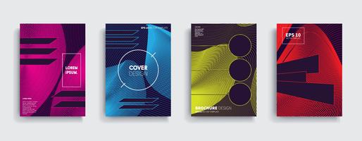 Minimal Vector cover designs. Future Poster template.