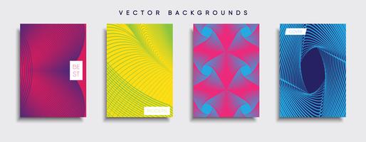 Minimal Vector cover designs. Future Poster template.