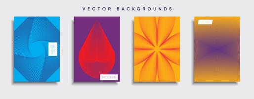 Minimal Vector cover designs. Future Poster template.