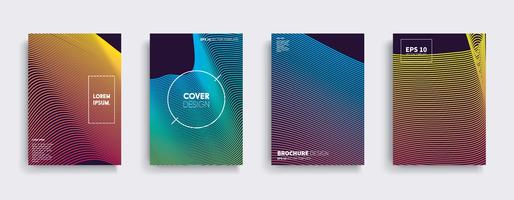 Minimal Vector cover designs. Future Poster template.