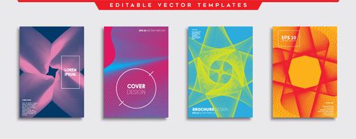 Minimal Vector cover designs. Future Poster template.