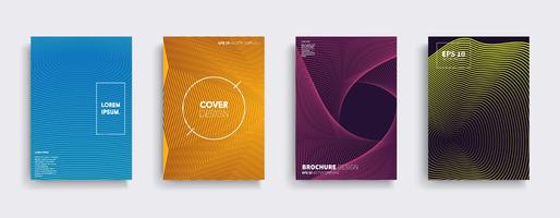 Minimal Vector cover designs. Future Poster template.