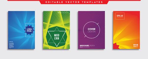 Minimal Vector cover designs. Future Poster template.