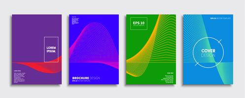 Minimal Vector cover designs. Future Poster template.