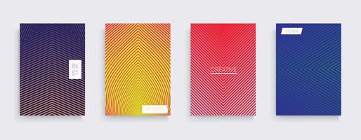 Minimal Vector cover designs. Future Poster template.