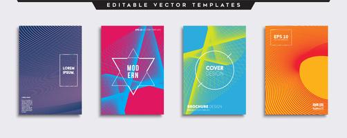 Minimal Vector cover designs. Future Poster template.