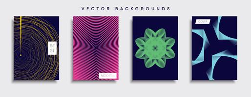 Minimal Vector cover designs. Future Poster template.