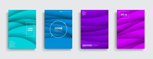 Minimal Vector cover designs. Future Poster template.