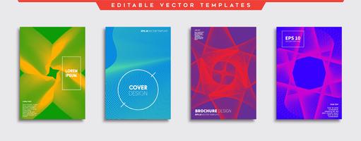 Minimal Vector cover designs. Future Poster template.