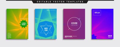 Minimal Vector cover designs. Future Poster template.