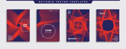 Minimal Vector cover designs. Future Poster template.