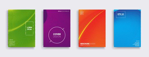 Minimal Vector cover designs. Future Poster template.