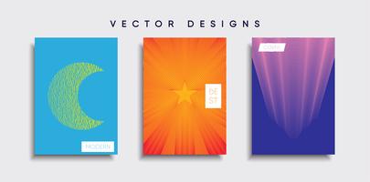 Minimal Vector cover designs. Future Poster template.